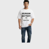 Human Battery Need Chai T-Shirt | OOMAA