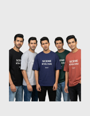 Scene Kya Hai T-Shirt | OOMAA