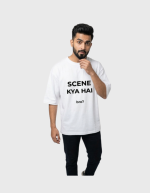 Scene Kya Hai T-Shirt | OOMAA