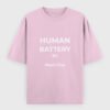 Human Battery Need Chai T-Shirt | OOMAA