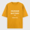 Human Battery Need Chai T-Shirt | OOMAA