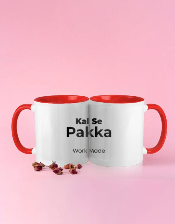 Kal Se Pakka White Coffee Mug | OOMAA