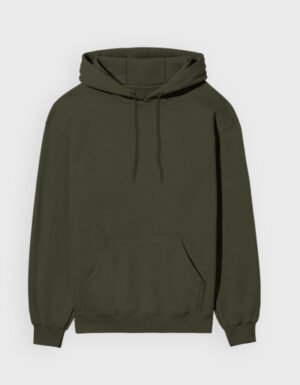 ESSENTIAL HOODIE-OLIVE GREEN | OOMAA