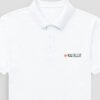 Corporate employee polo t-shirt with custom logo print